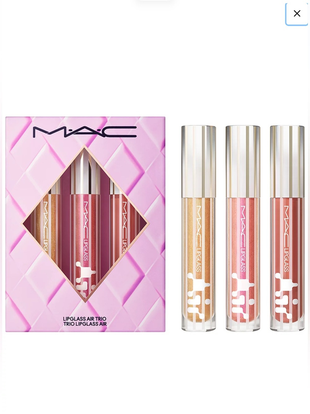 MAC Cosmetics Lipglass Air Trio - BNIB, LE & Discontinued